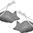 Iron Fish Cooking Tool 2 Pack, Natural Iron Cooking Tool to Add Iron to Food & Water, Safe & Effective Aid for Vegans, Athletes, Pregnant Women and Children