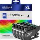 LC3013 Black Ink Cartridges Compatible for Brother LC3011 LC3013 XL Work with Brother MFC-J497DW MFC-J491DW MFC-J895DW MFC-J690DW Printer (4 Black)