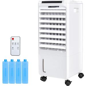 CAYNEL Portable Air Conditioners,Evaporative Air Cooler w/7H Timer for Auto-Off,4 Modes & 3 Speeds,1.85-Gal Tank Windowless Air Conditioner,Swamp Cooler Air Conditioner for Room Bedroom Outdoor Indoor