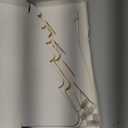 Christmas Table Decorations Indoor, 5 Pcs Large White Honeycomb Paper Christmas Trees, Vintage Light Up Table Centerpieces for Xmas Winter Wonderland Holiday Party Weddings Home Decor, 12/14/16 Inch