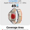 [5 Pack] Flex Guard Nickel Metal Allergy Back Protector for Apple Watch Ultra 3/2/1, Prevent Rash, Contact Dermatitis, Soft Film, Sensor Protector, Back Cover for iWatch 49mm