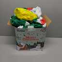 GVDV 8FT Inflatable Christmas Tree with Gingerbread Man Clearance,Giant Outdoor Christmas Inflatables Decoration with Bright LED Lights,Fast Blow Up Christmas Lawn Inflatables with Stakes & Sandbags