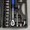 BULLTOOLS 1/4-inch Drive Click Torque Wrench Set Dual-Direction Adjustable 90-tooth Torque Wrench with Buckle (20-200in.lb / 2.26-22.6Nm)