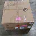 Extra Wide Seat Office Chair for Big and Tall 500lbs, with High Back Adjustable Headrest Lumbar Support Arms Wheels Heavy Duty (Breathable Fabric Seat)