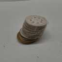 100PCS 5 Inch 60 Grit 125mm 8 Hole Sanding Discs Sandpaper - Premium Gold Round Hook and Loop for Random Orbital Sander - Ideal for Wood, Metal, Automotive