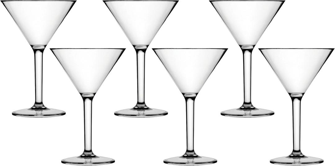 Soiree Double Old Fashioned Whiskey Glasses, Set of 6, 15 oz., Clear