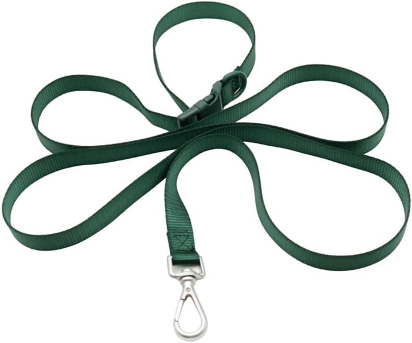 Pet Leash for AllSize Dogs WovenBelt Dog for Outdoor Hand Release Training Leash Pet Leash for Breeds (Dark Green)