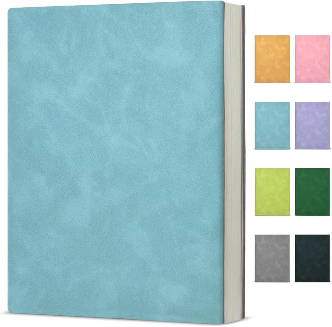 Journal Notebook for Women Men, College Ruled Notebook for Work School Writing Note Taking Journaling,6 x 8.2 Inches -Blue