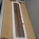 Monitor Stand Riser, 24 Inch Wood Desk Organizer with Monitor Stand & Storage Computer Monitor and Laptop Riser Multifunctional Laptop Stand Desk Organizer for Office Home Screen/Laptop/PC (Light Walnut)