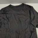 LOMON Women's 3/4 Length Sleeve Tops Crew Neck Dressy Casual Blouses Summer Tees Shirts (Large, Black)