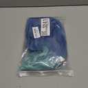 Ombre Blue Wigs for Women Short Curly Wavy Blue Wig for Girls Short Bob Wig With Bangs Heat Resistant Synthetic Wigs for Cosplay Costume Party (Blue Ombre Wig)