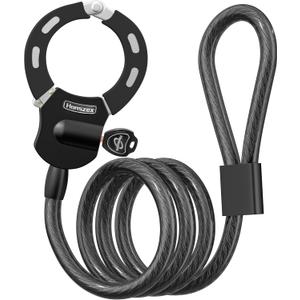 Electric Scooter Lock, Anti-Theft Cable Lock with Key, 39.37inch for E-Scooter, Electric Bike, Bicycle, Motorbikes