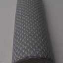 5 STARS UNITED Knee Pillow for Back Sleeping  Memory Foam Cushion for Sciatica Pain Relief  Under Leg Support for Sleeping on Back  Large Half Moon Bolster for Bed, Gray (Grey)