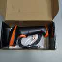 Tera Barcode Scanner Wireless 1D Laser Cordless Barcode Reader with Battery Level Indicator, Versatile 2 in 1 2.4Ghz Wireless and USB 2.0 Wired, Orange
