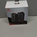 Redragon GS520 RGB Desktop Speakers, 2.0 Channel PC Computer Stereo Speaker with 6 Colorful LED Modes, Enhanced Sound and Easy-Access Volume Control, USB Powered w/ 3.5mm Cable (Black)