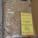 Sink Protector Grid 26-1/16" x 14-1/16", Centered Drain with Corner Radius 3-1/2", 304 Stainless Steel Material 