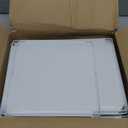 Dog Playpen Indoor with Door, DIY Puppy Play Pen Portable Metal Wire Yard Fence Small Animal Exercise Cage for Small-Sized Dog (White(Middle)