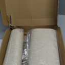 Tall Lampshades Set of 2, Beige Linen Drum Lampshades, 11" Top x 11" Bottom x 12" High Lamp Shade, Lamp Shades Replacement for Table and Floor Lamps, Pendant Light, Handcrafted, Easy Assembly