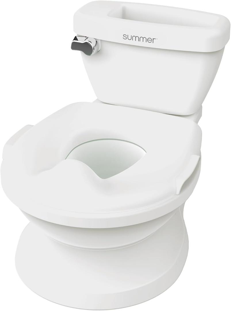 Potty 2, White, For Up to 18 Months - 50.7 lbs (23 kg), Western-style Toilet Potty, Toilet Trainer Potty 2, White, For Up to 18 Months - 50.7 lbs (23 kg), Western-style Toilet Potty, Toilet Trainer