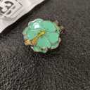 lasuroa Magnetic Golf Ball Marker with Hat Clip, Flower Shape Golf Marker Magnet Cap Hat or Visor Clip Set Sports Bag Decoration Accessories for Women Men Golfer Gift (Green), 1 Pack