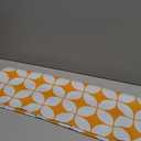 JESTRONRY Abstract Geometric Pattern Window Valance, Modern Mid Century Window Treatment Valances for Bedroom Kitchen Decor with Rod Pocket W54xL18in