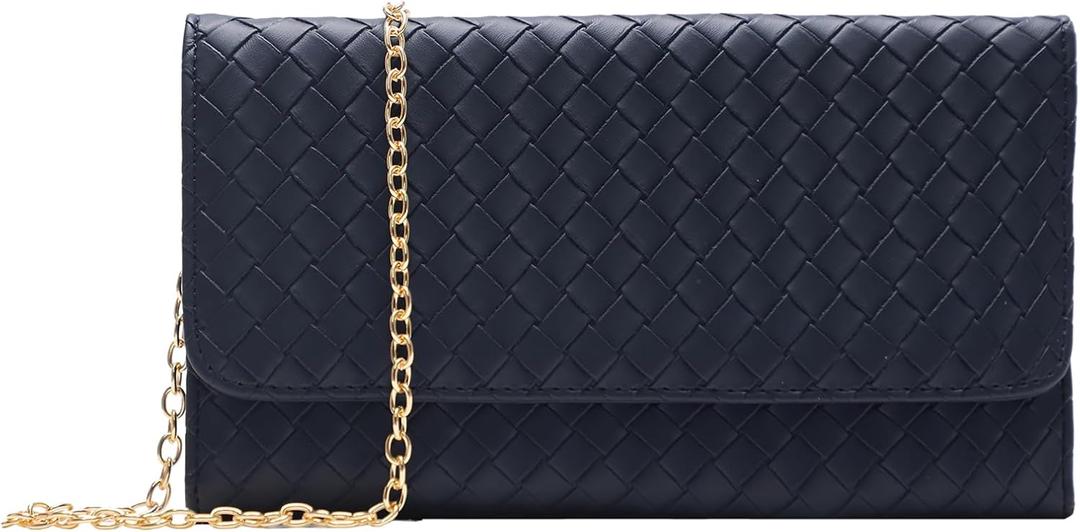 U+U Crossbody Bags for Women, Small Bag with Removable Chain, Card Slots & Phone Pocket - Lightweight Purse Wallet (8 Colors)