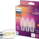 PHILIPS LED 40W Replacement 3.5 W LED 3 Pack Ultra Definition 300 Brightness