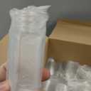 Sliner 250 Pcs 2oz Clear Plastic Bottles Mini Juice Bottle with Screw Lid Small Empty Reusable Liquid Vial Freezer Beverage Container Leak Proof for Juice Milk Water