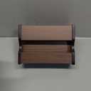 Wooden Desktop Organizer with Drawer, Multifunctional Office Supply Storage - Remote Control Caddy Holder