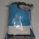 SUNFURA Large Dog Coat with Harness Built in, Warm Dog Jacket Waterproof Pet Winter Coat Snowsuit for Cold Weather, Reflective Fleece Jacket for Large Dogs, Border Collie, Turquoise XL