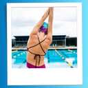 Sporti Tie Back Women's Athletic One Piece Swimsuits - Bathing Suit for Swimmers - Competitive Swimsuit Women (Black, 40)