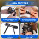 Evollax Dog Muzzle Medium Sized Dogs - Soft Muzzle for Medium Sized Dog with Air Mesh | Adjustable Mussle to Stop Biting Barking and Chewing | Allows Panting and Drinking
