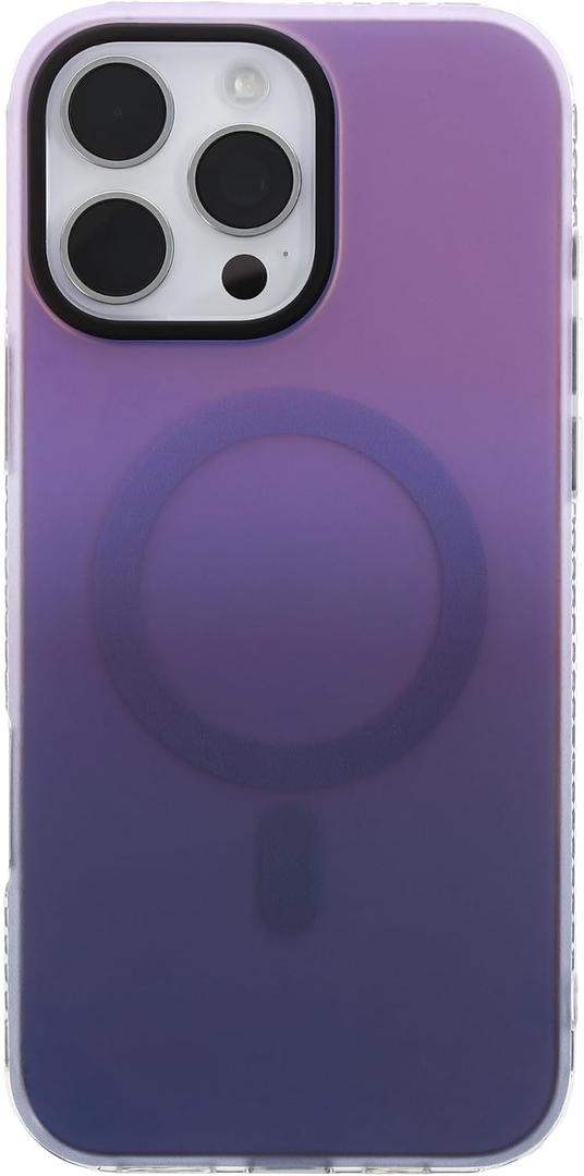 for iPhone 16 Pro Phone Case - Purple Ombre - Ultra-Slim, Shockproof, Trendy & Aesthetic iPhone Case with Camera Bumper