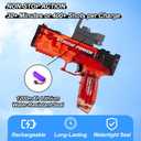 Electric Water Gun for Adults & Kids,Automatic Water Gun for Summer Beach Party Up to 32 FT Range Super One-Button Boys Gift