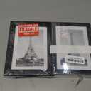 Tyenaza 5Pcs Black Photo Frame, 7 Inch Stylish High Transparency Black Decorative Rugged Picture Frame for Home Wedding Photography