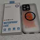 for iPhone 16 Pro Max Waterproof Case, [Built-in Lens & Screen Protector] [IP68 Underwater] [15FT Military Shockproof], Frosted Back Full Body Protection 16 Pro Max Phone Case 6.9", Black (iPhone 16 Pro Max, Black)