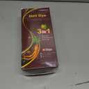 MEIDU Black Hair Dye Shampoo 3 in 1 for Gray Hair, Black Hair Dye for Women Men, Hair Color for Women Herbal Ingredients Natural (500ml,16.9oz) (Chestnut Brown)