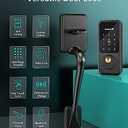 Keyless Entry Door Lock with Handle, Hornbill Smart Front Door Lock Set, Electronic Keypad Deadbolt Lock, Alexa Front Door Handle Set, Digital Lock via Bluetooth APP/Keyfob/Auto Lock-Matte Black