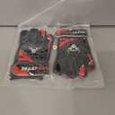 BEAST RAGE Soccer Goalkeeper Gloves for Kids Boys Youth,Soccer Goalie Gloves 4MM Anti-Slip Latex Palm Double Wrist Support,All Weather Football Gloves (Size 3 Suitable for 5-6 Years Old, Red)