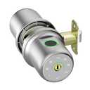 ThorBolt G1 Fingerprint Door Knob Lock with Keypad Biometric Door Knob Auto-Lock 4* AAA Alkaline Batteries Interior Door Lock for Bedroom, Garage, Office, Pantry Door Silver