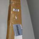 Dreyoo 43-85 RV Adjustable EZ Hose Carrier with Stainless Steel Lockable Door Cap, RV Extendable Waste Sewer Hose Carrier Super Slider Storage Tube, Black