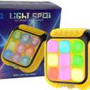 Electronic Tic Tac Toe Handheld Game  6-in-1 Travel Puzzle Console, Fast-Paced Portable Entertainment, Gift-Ready Packaging