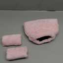 SPRING SEAON Crutches Padding Universal Crutch Pads for Armpits and Hand Grips Pads for Crutches Underarm Crutch Cushions Fluffy Crutch Covers Machine Washable (Pink)