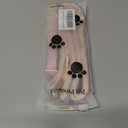 Soft Hemp Dog Collar and Leash Set Adjustable Woven Tweed Dog Collars with Metal Buckle and Lead for Small Medium Large Dogs,Pink