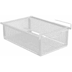 ＫＬＫＣＭＳ Under Cabinet Hanging Drawer, Under Shelf Wire Basket, Multifunctional Mesh Storage Basket Organizer