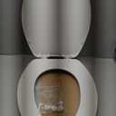 Clorox Elongated Plastic Toilet Seat with Easy-Off Hinges, Wiggle-Free