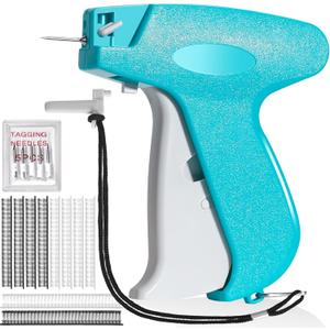 Stitch Gun for Clothes, Tagging Gun for Clothing, Micro Handheld Tag Gun Quick Stitch Sewing Gun, Portable Quick Clothing Fixer Hemming Tool Includes 6 Needles and 1000 Black White Fasteners (Lake Blue) Stitch Gun for Clothes, Tagging Gun for Clothing, Micro Handheld Tag Gun Quick Stitch Sewing Gun, Portable Quick Clothing Fixer Hemming Tool Includes 6 Needles and 1000 Black White Fasteners (Lake Blue)