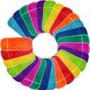 27 Pieces in 9 Colors Reusable Popsicle Holders Popsicle Bags Freezer Ice Pop Sleeves Anti freezing Ice Pop Holders