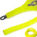 10 Ft High Visibility Chain Cover Kit High Visibility Yellow Cover Safety Barrier Cover for Both Indoor and Outdoor Environment (Yellow)