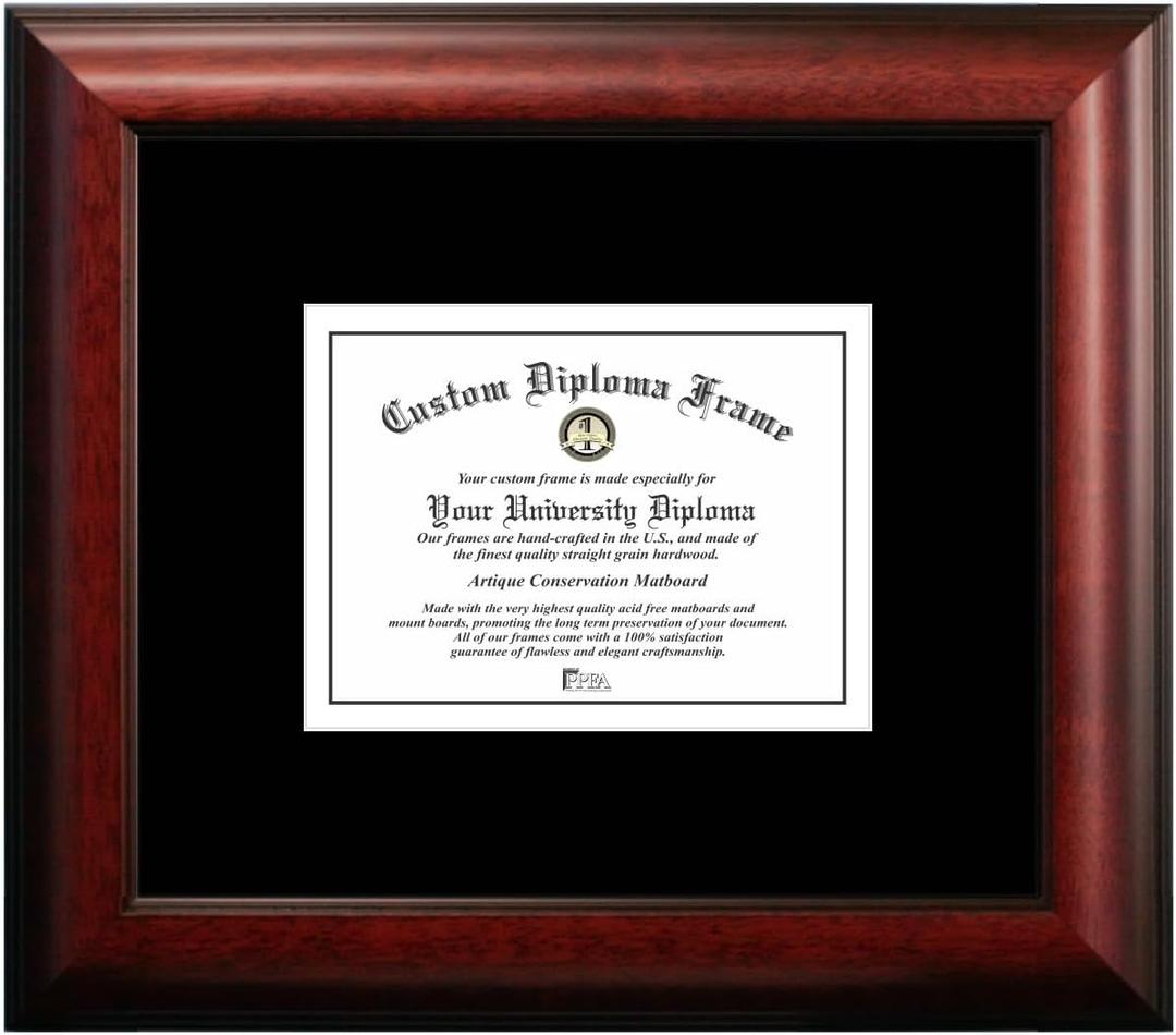 Satin Mahogany 6 x 8 Document Frame